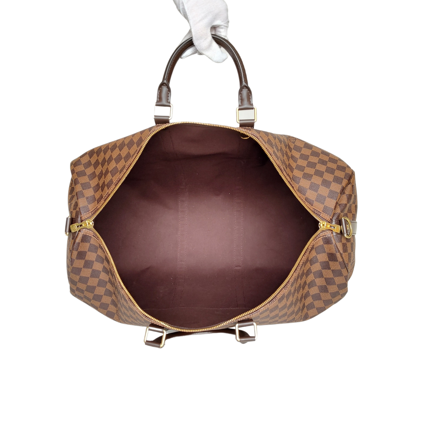 Louis Vuitton 2020 Keepall 55 Bandouliere in Damier Ebene Canvas