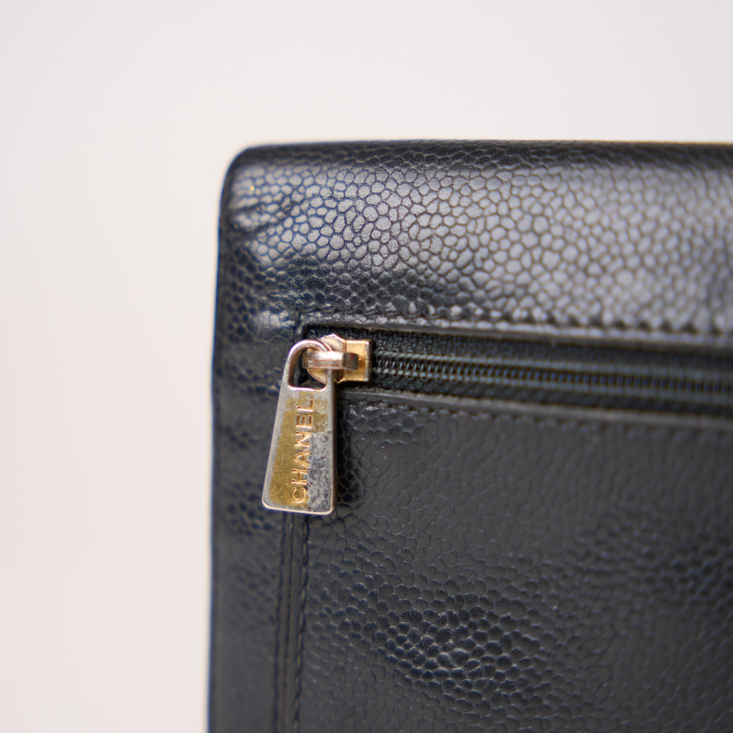 Chanel Black Caviar Trifold wallet 251224B24