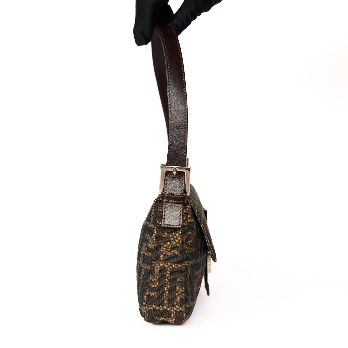 Fendi Brown Zucca Baguette Bag