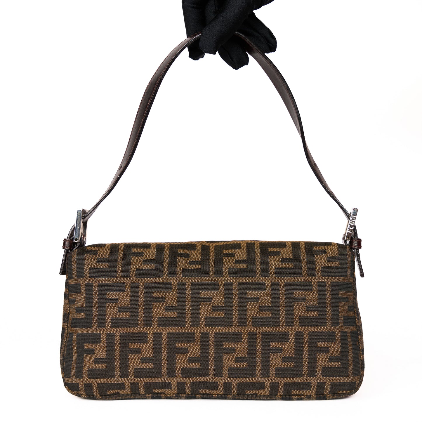 Fendi Brown Zucca Baguette Bag