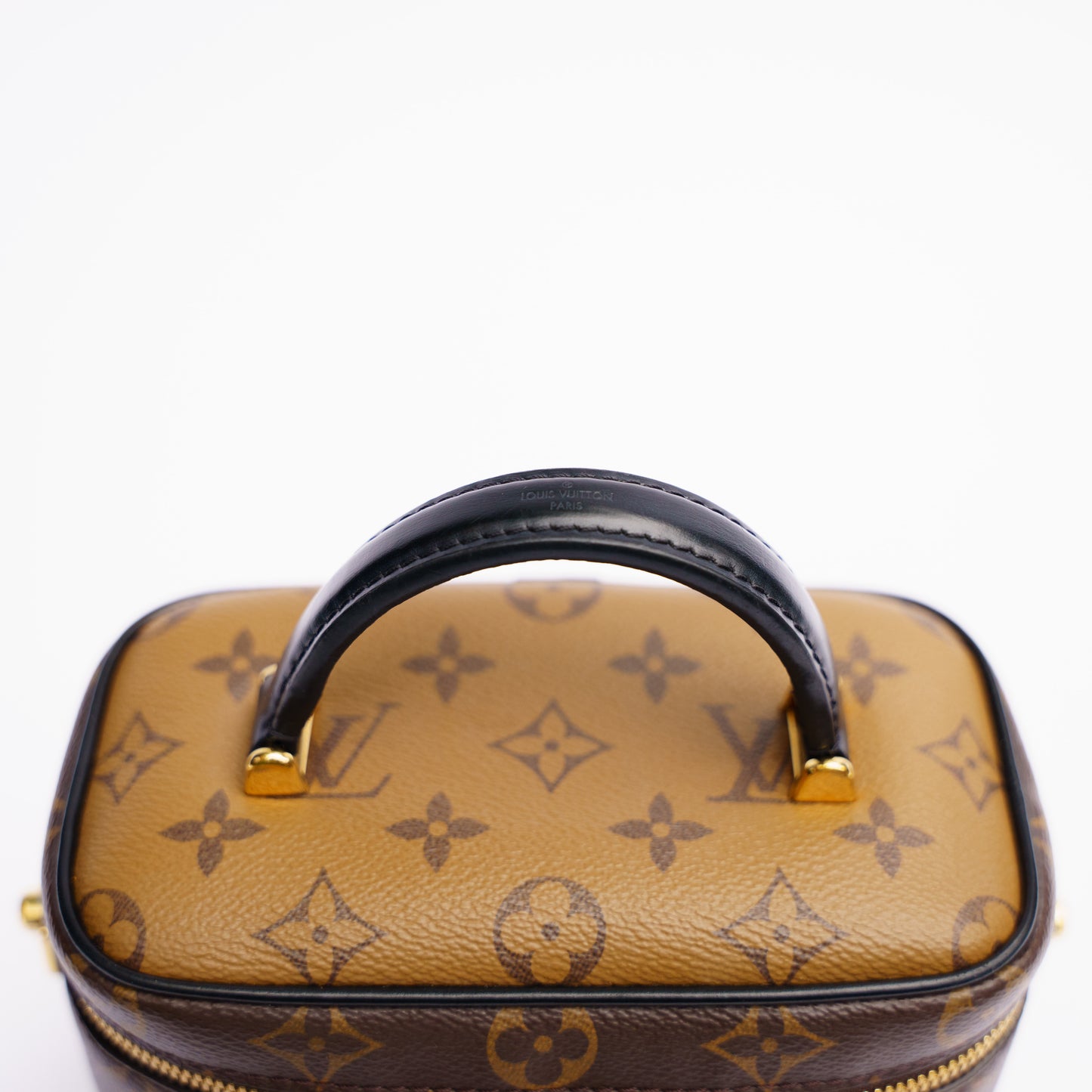 Louis Vuitton Vanity PM Chain Pouch in Monogram Reverse Canvas