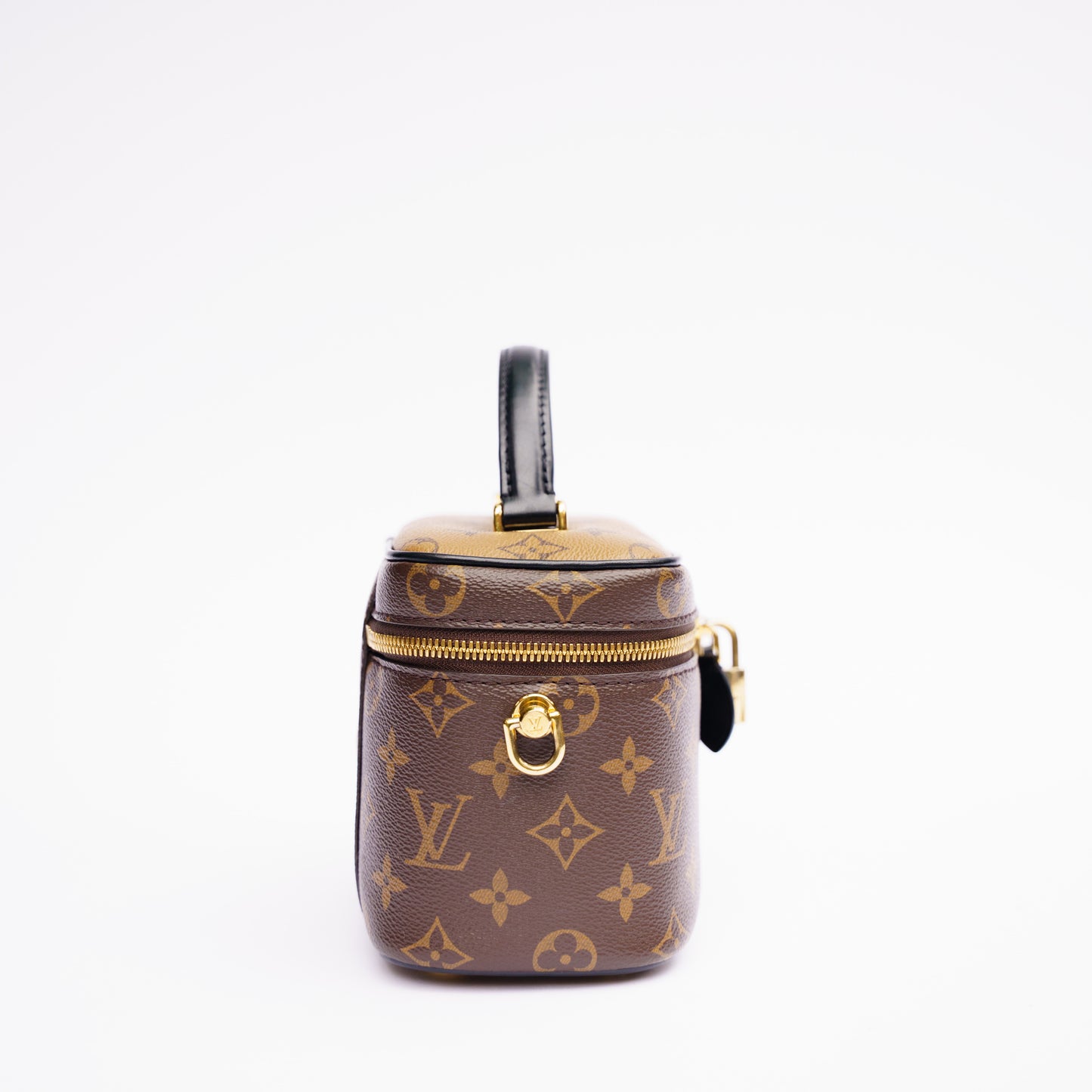 Louis Vuitton Vanity PM Chain Pouch in Monogram Reverse Canvas