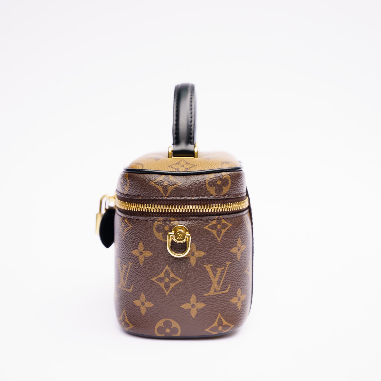 Louis Vuitton Vanity PM Chain Pouch in Monogram Reverse Canvas