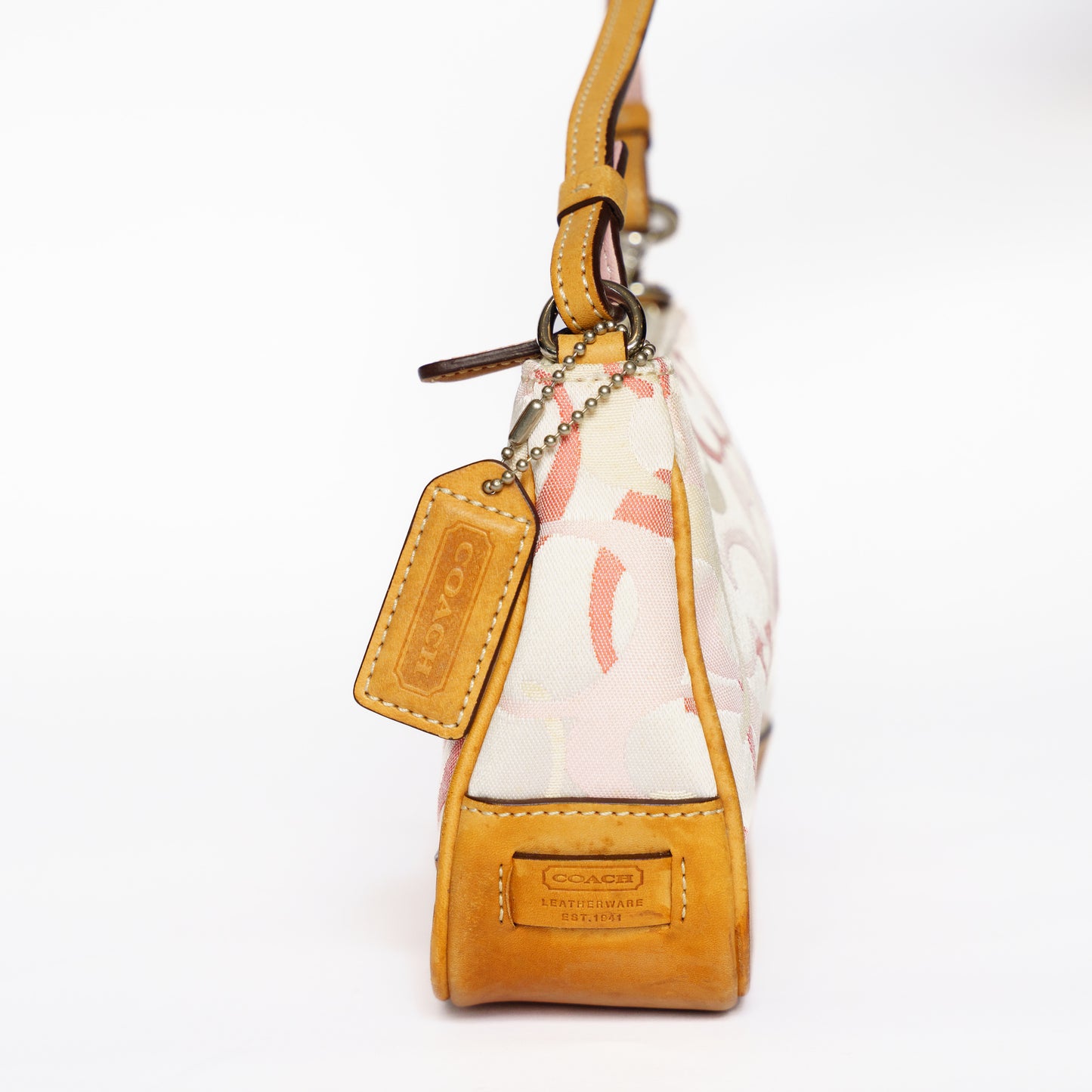 Coach Pochette in White Multicolor