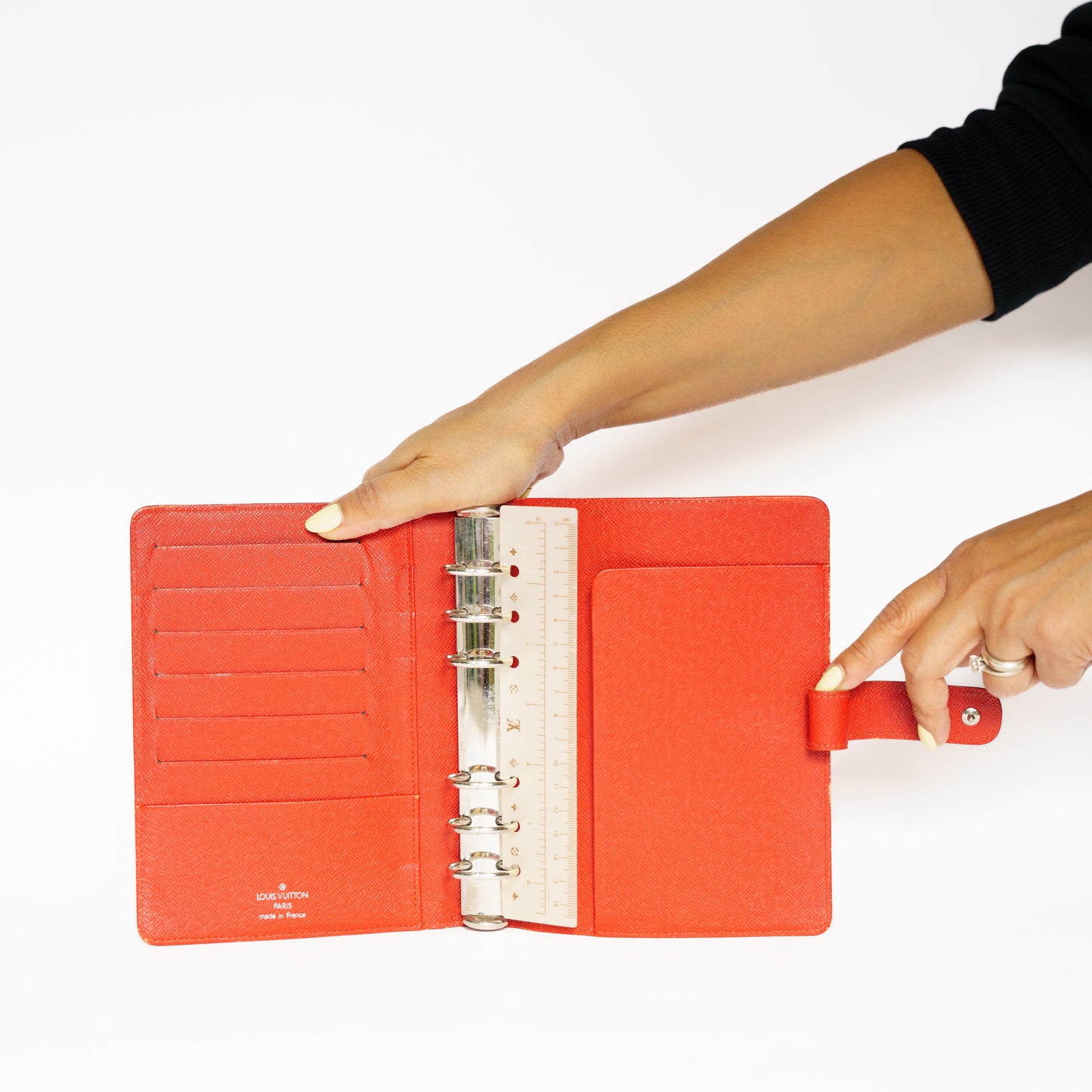 Louis Vuitton 2005 Agenda MM in Red Epi Leather SP1015