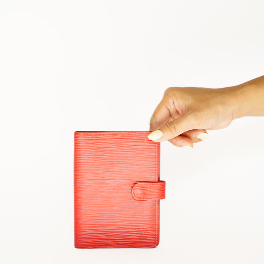 Louis Vuitton 2001 Agenda PM in Red Epi Leather CA0011