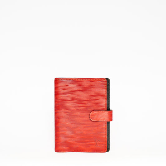 Louis Vuitton 1997 Agenda PM in Red Epi Leather CA0977