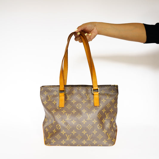 Louis Vuitton 2002 Cabas Piano Tote Bag in Monogram Canvas SD0092
