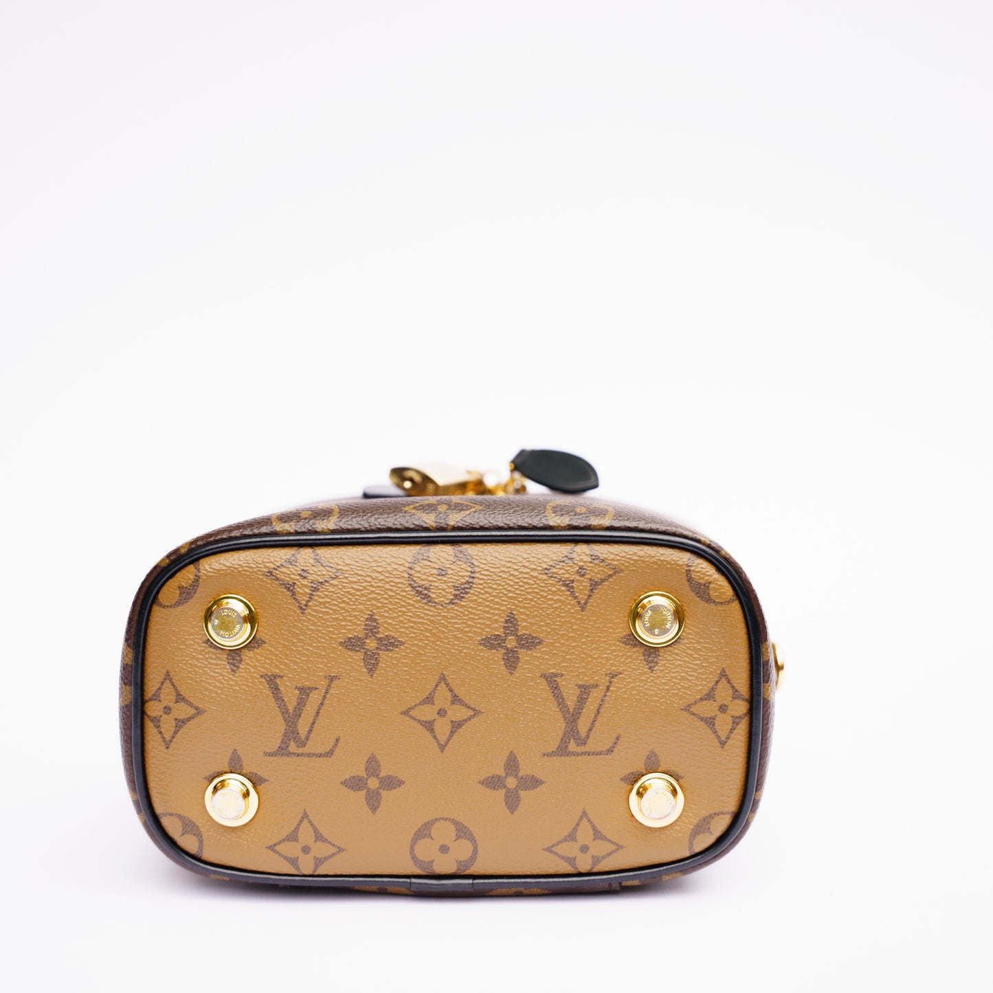 Louis Vuitton Vanity PM Chain Pouch in Monogram Reverse Canvas