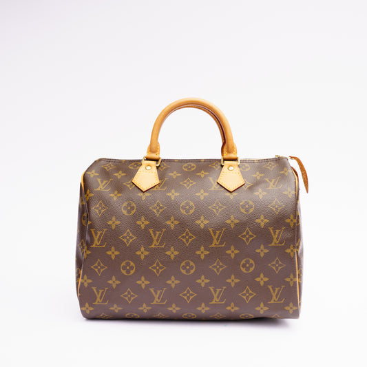 Louis Vuitton 2002 Monogram Speedy 30 TH0042