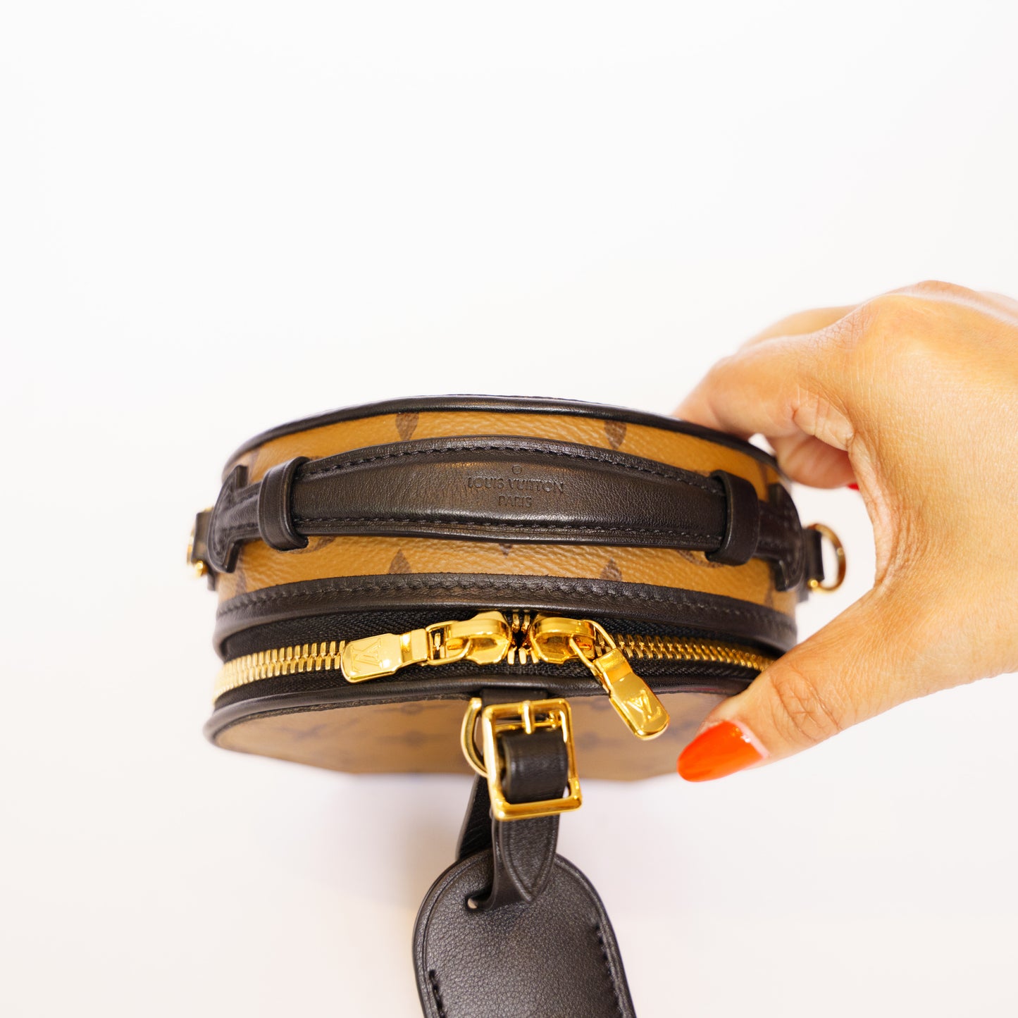 Louis Vuitton Mini Boite Chapeau in Monogram Reverse