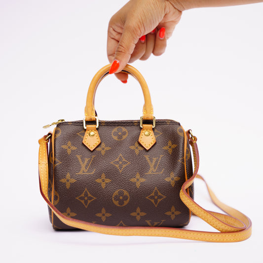 Louis Vuitton 2017 Monogram Nano Speedy TS4187