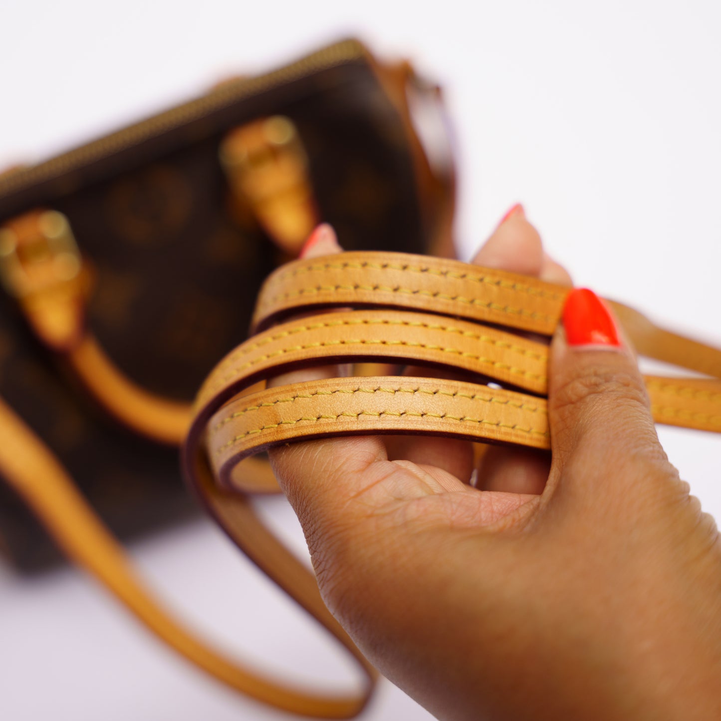 Louis Vuitton 2017 Monogram Nano Speedy TS4187