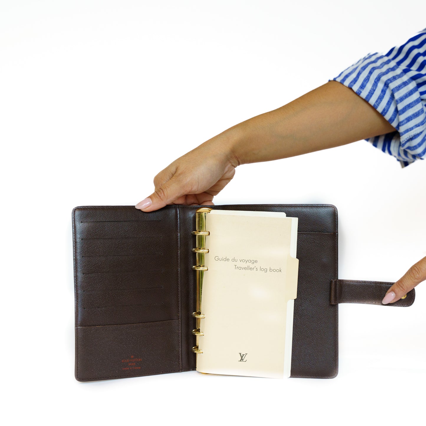 Louis Vuitton Agenda MM in Damier Ebene Canvas 081025B187