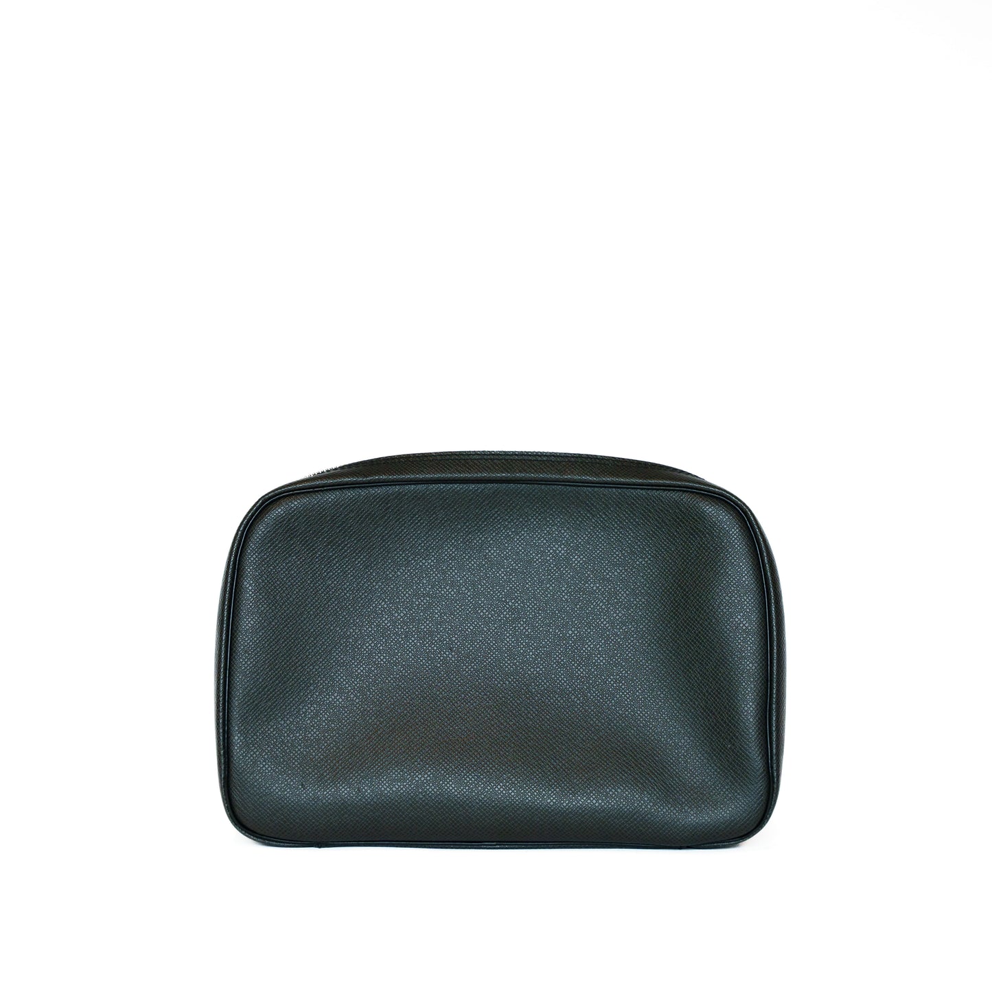 Louis Vuitton Toiletry Clutch Bag in Black Taiga Leather CA2121