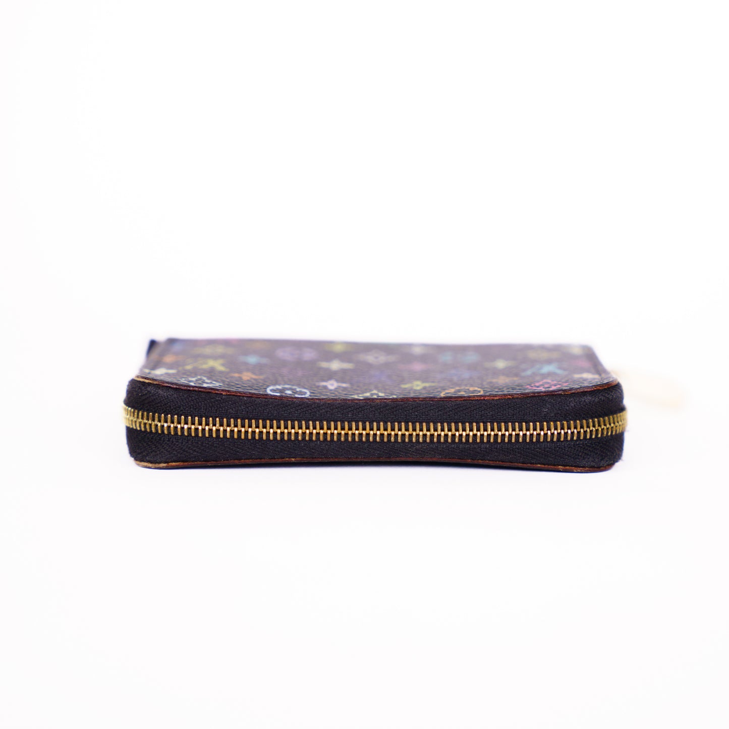 Louis Vuitton Black Multicolor Zippy Coin Purse Takashi Murakami 030626A238