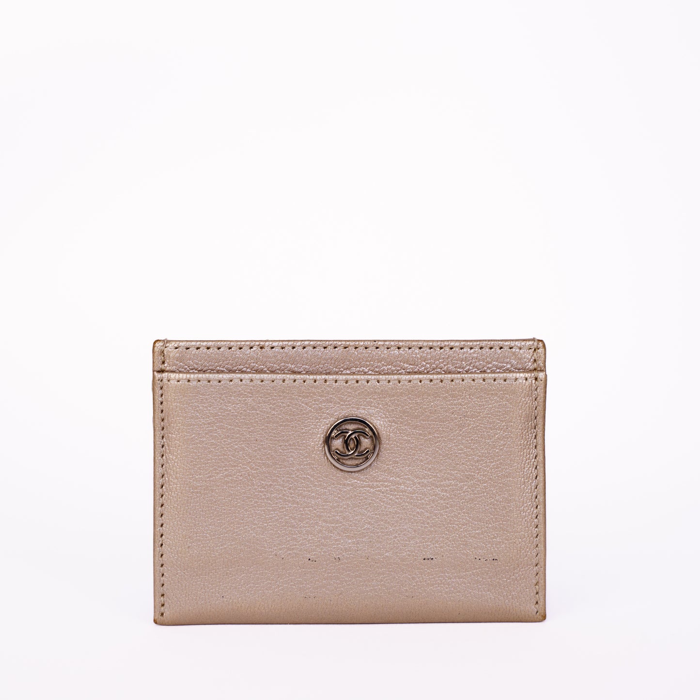 Chanel Cardholder in Beige Champagne 021224B287