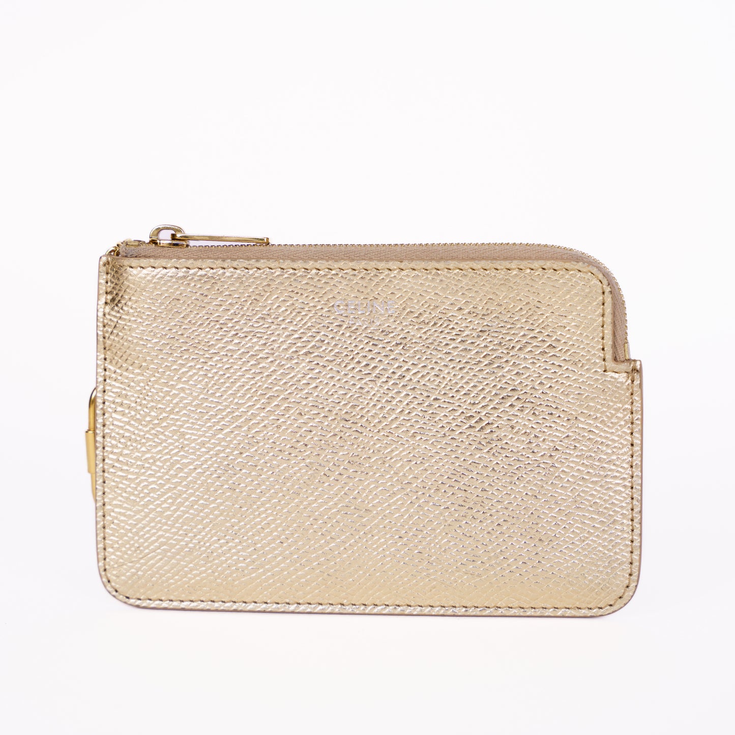 Celine Gold Zippy Coin Purse