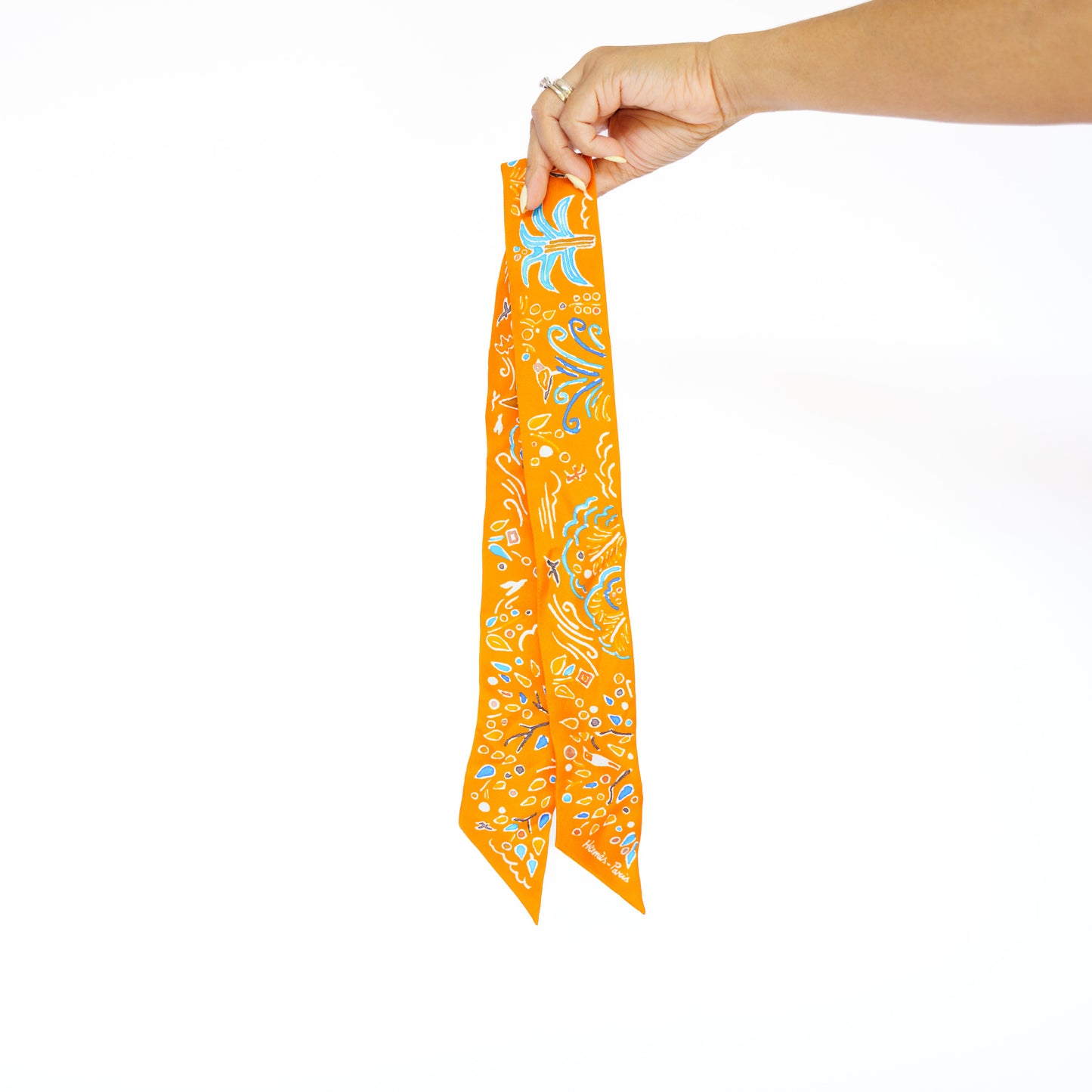 Hermes Orange Twilly no.4