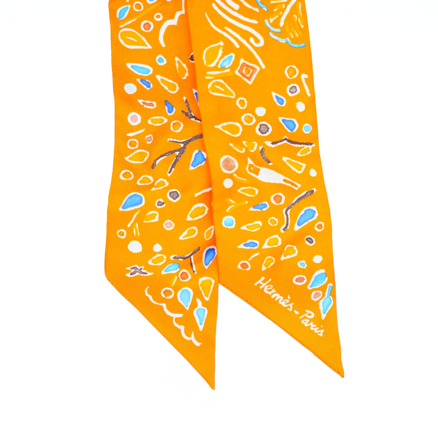 Hermes Orange Twilly no.4