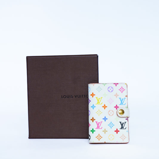 Louis Vuitton White Multicolor Carnet De Bal Mini Address Book Card holder