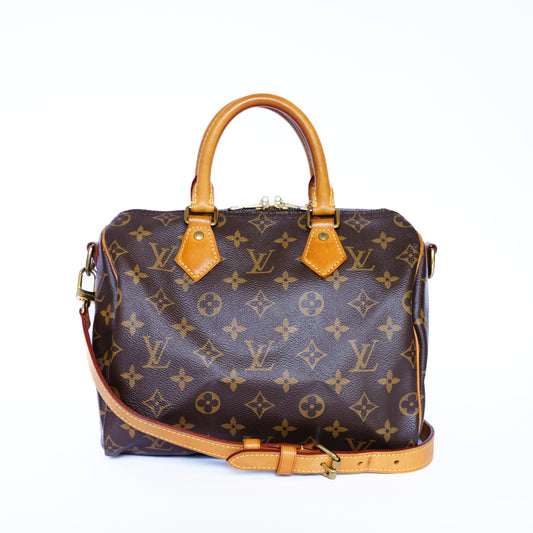 Louis Vuitton Monogram Speedy 25 Bandouliere