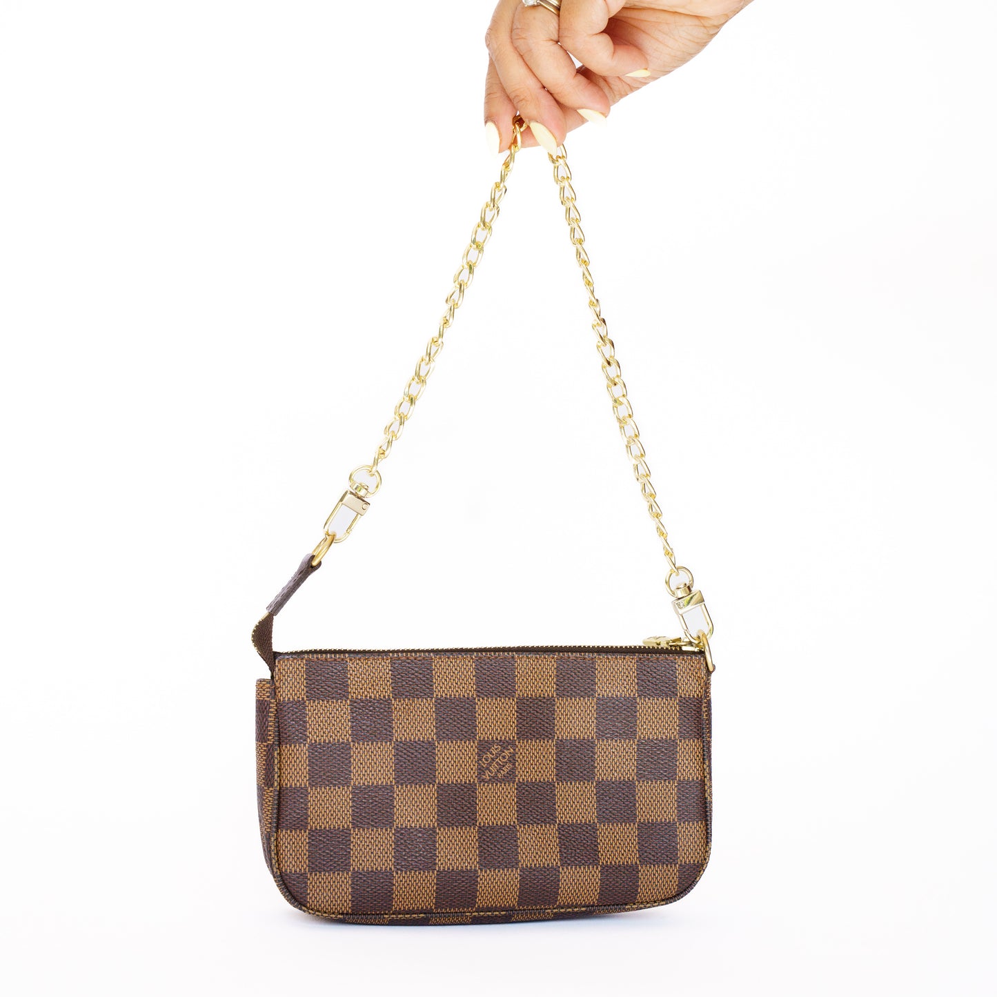 Louis Vuitton 2003 Damier Ebene Bucket Pouch SP0033