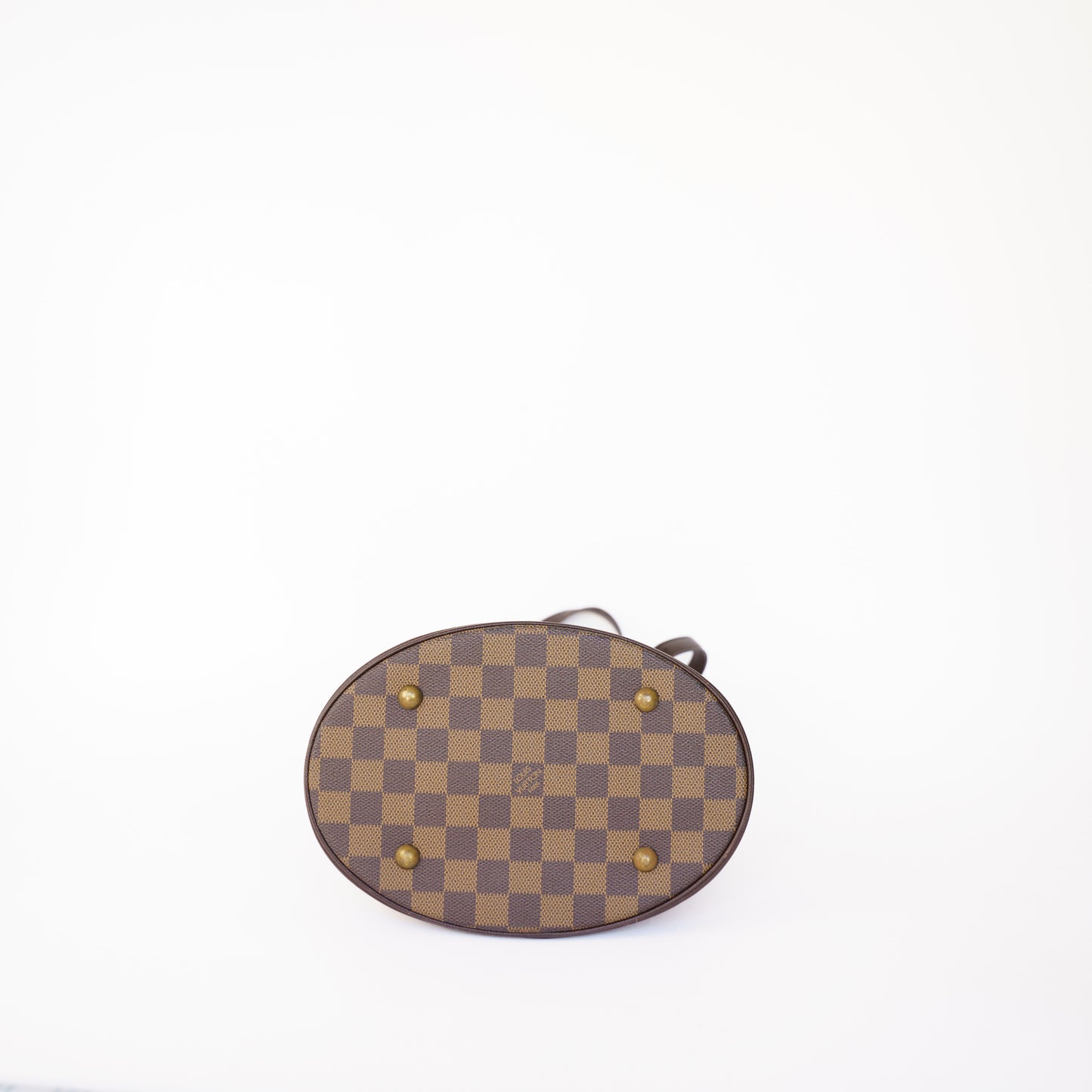 Louis Vuitton Bucket PM Bag in Damier Ebene 050526A12