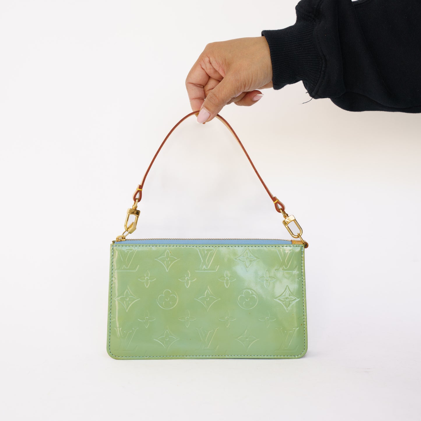 Louis Vuitton Lexington Pochette Vernis Peppermint Green TH0978 050526X08
