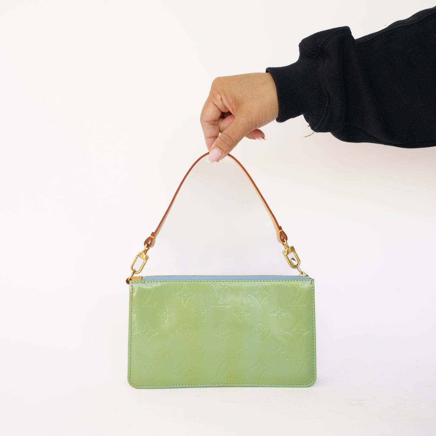 Louis Vuitton Lexington Pochette Vernis Peppermint Green TH0978 050526X08