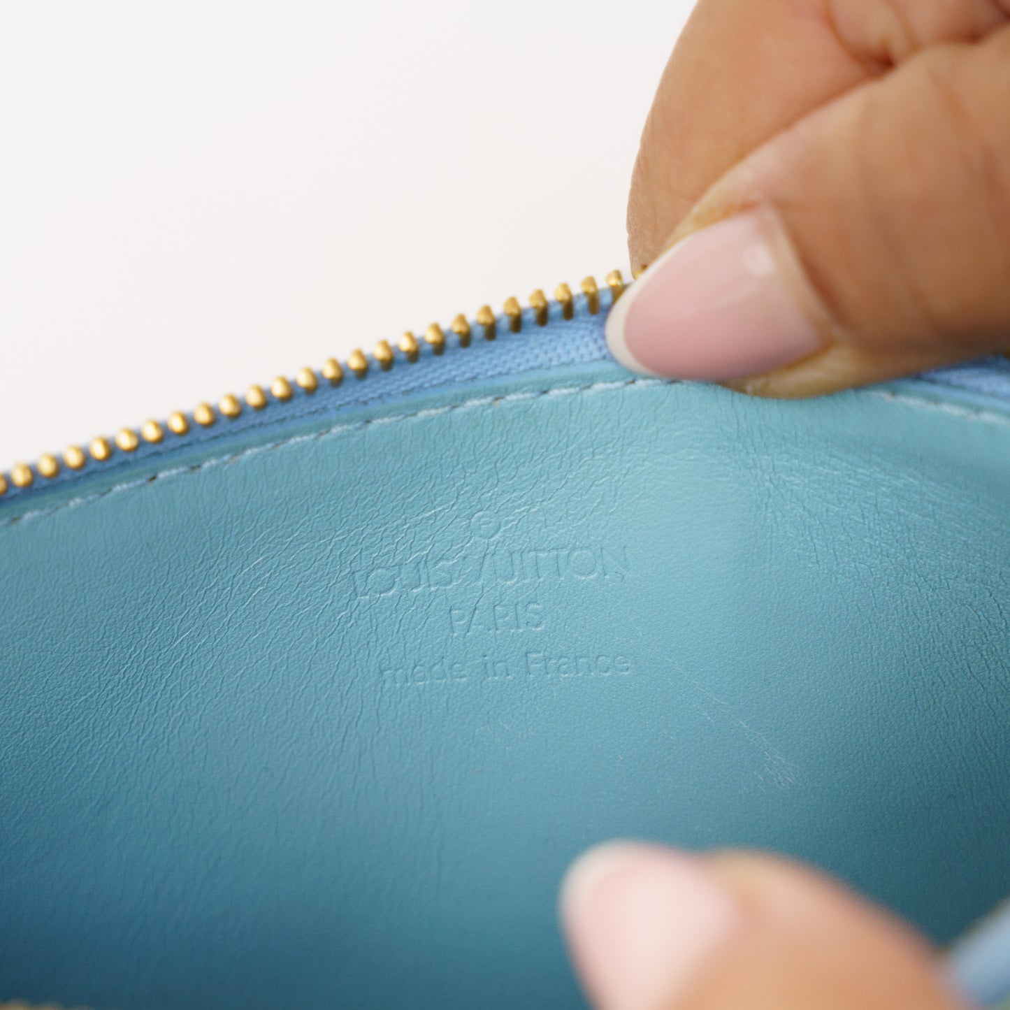 Louis Vuitton Lexington Pochette Vernis Peppermint Green TH0978 050526X08