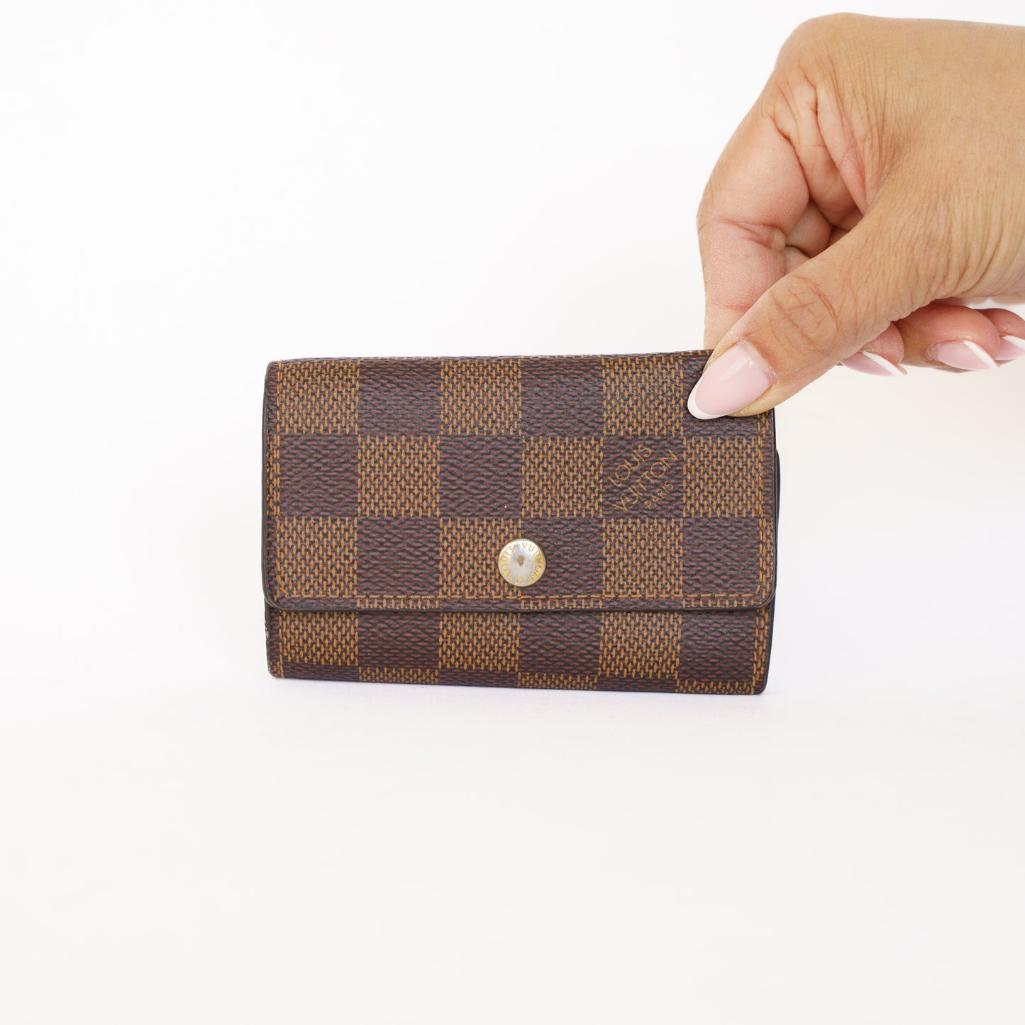 Louis Vuitton 6 Key Holder in Damier Ebene No.9 050526B13