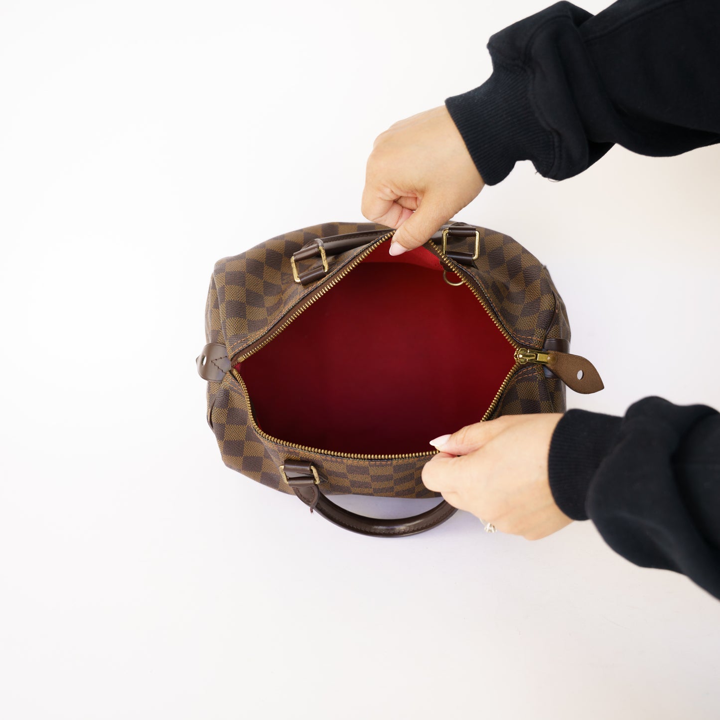 Louis Vuitton Speedy 30 Damier Ebene SP1007 050526B07