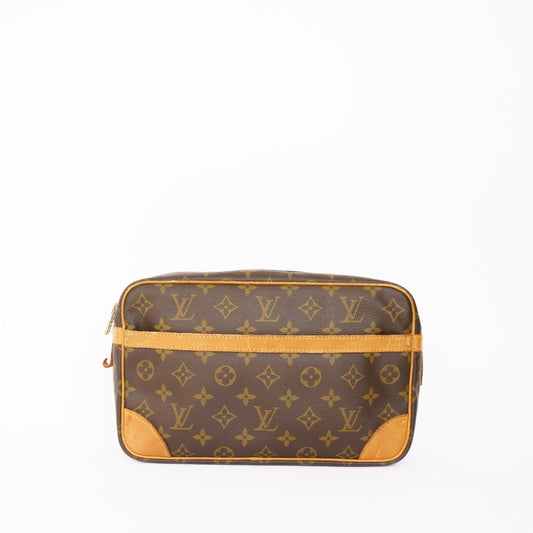 Louis Vuitton 1989 Compiegne 28 Pouch Clutch in Monogram 050526X11