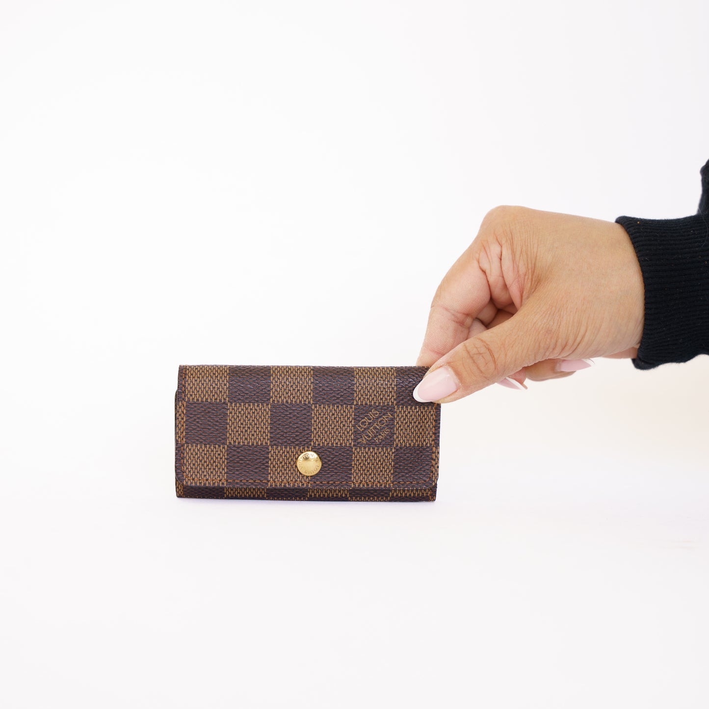 Louis Vuitton 4 Key Holder in Damier Ebene 050526A11