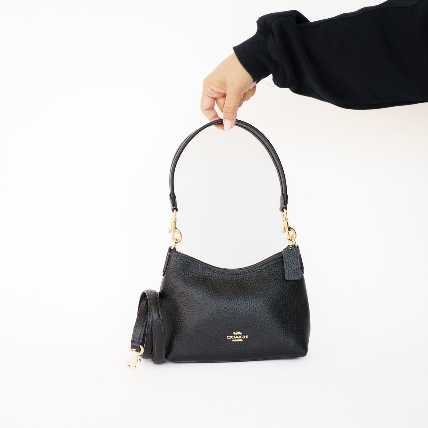 Coach Laurel Small Shoulder Bag Black 050526X13