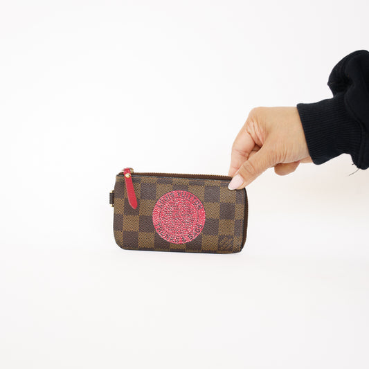 Louis Vuitton Complice Trunks and Bags Key Pouch in Damier Ebene No.16 050526B16