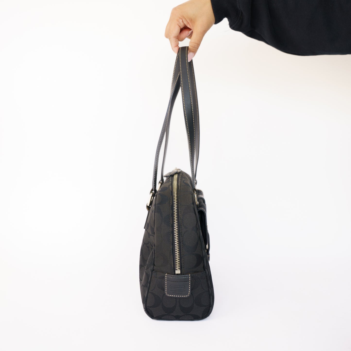 Coach Black Canvas Shoulder Bag 050526Z19