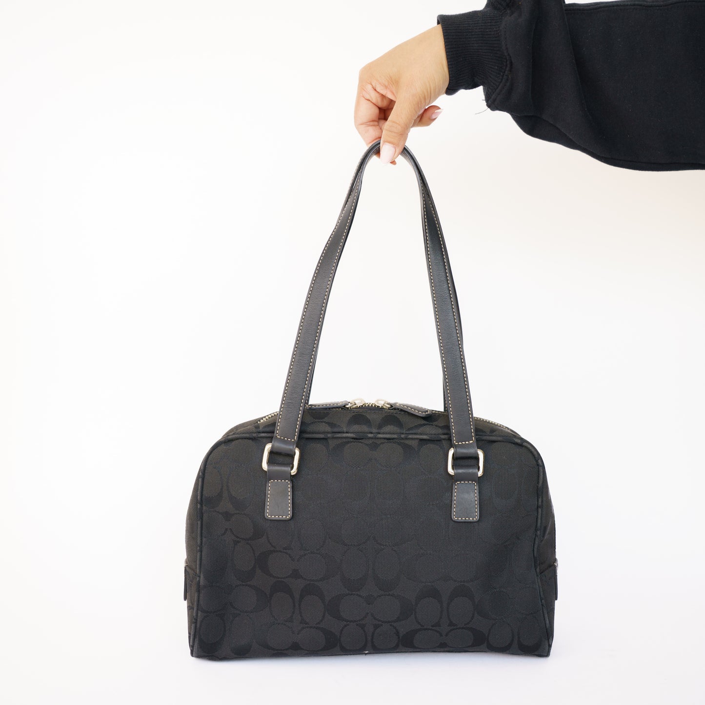 Coach Black Canvas Shoulder Bag 050526Z19
