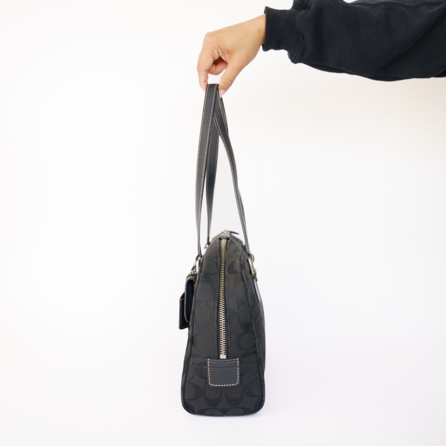 Coach Black Canvas Shoulder Bag 050526Z19