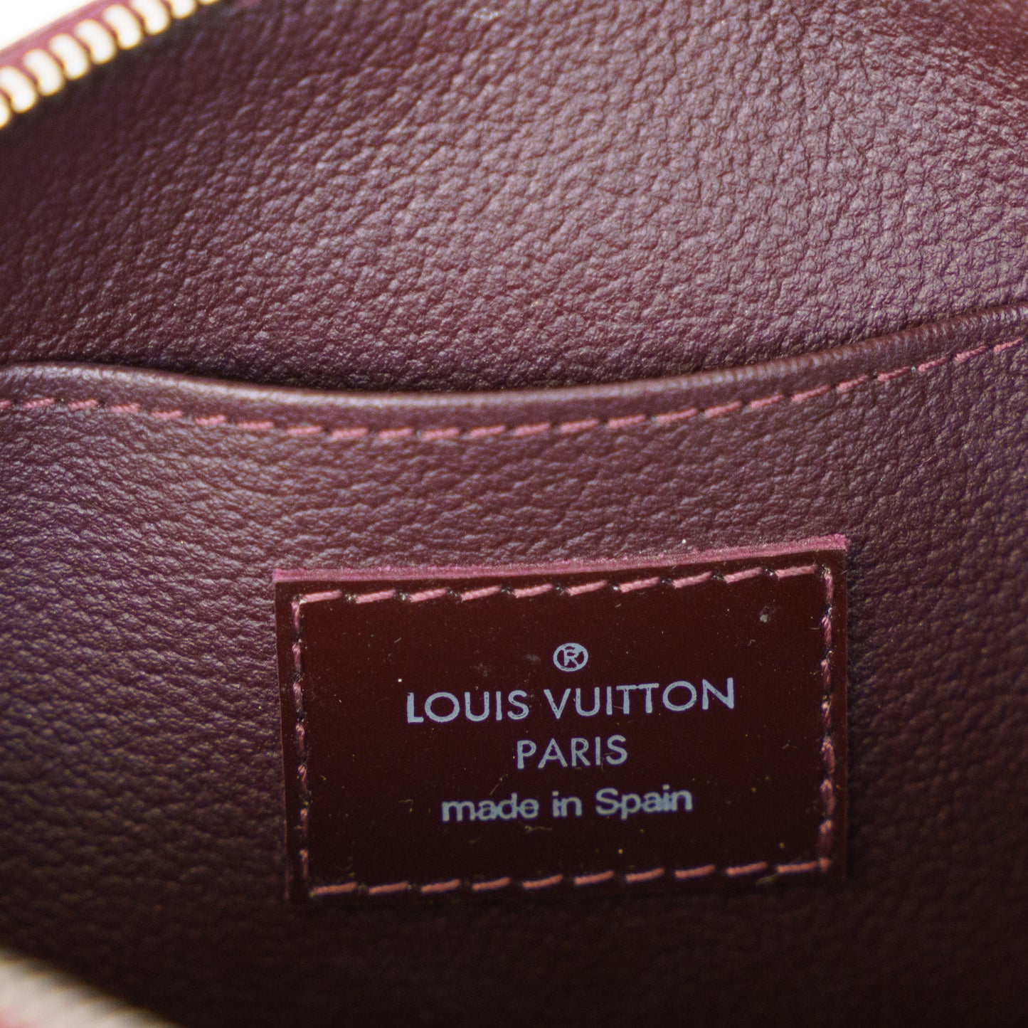 Louis Vuitton Prune Electric Epi Leather Cosmetic Pouch PM 050526B11