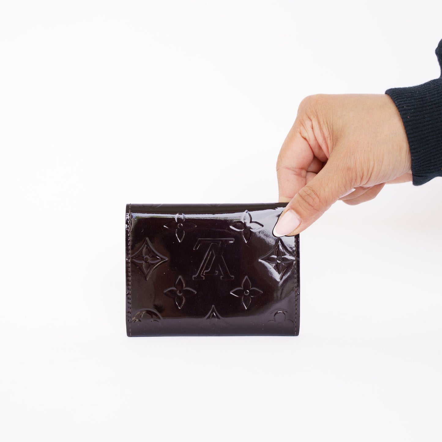 Louis Vuitton Business Card Holder in Vernis Amarante 050526A10
