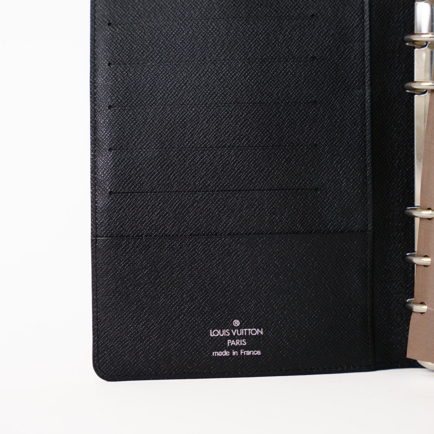 Louis Vuitton Agenda MM in Black Epi Leather 050226A178