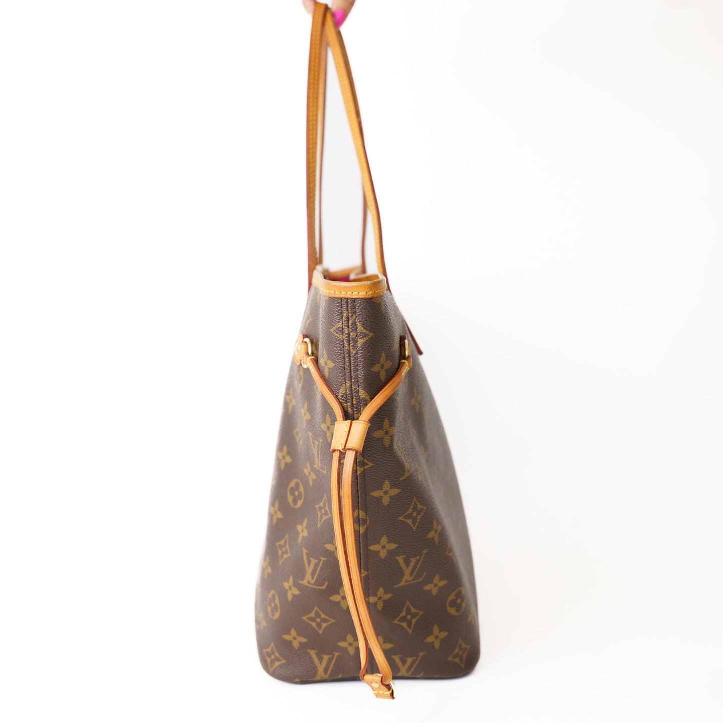 Louis Vuitton Neverfull MM in Fuschia Interior 050226B88