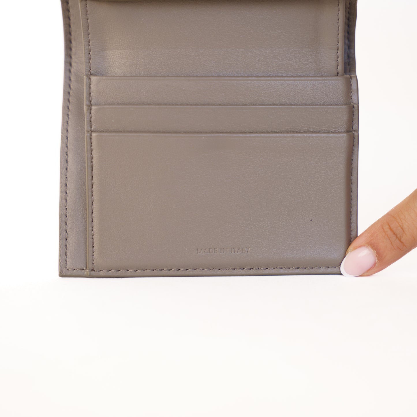 Celine Wallet with Coin in Pebble Shiny Calfskin  050326B12