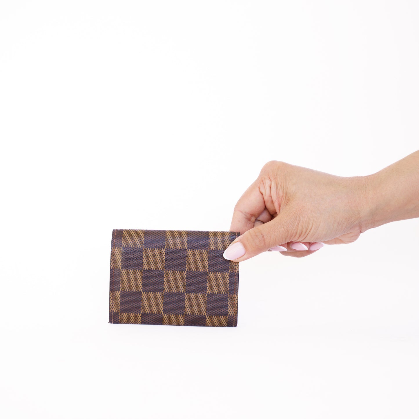 Louis Vuitton Porte Monnaie Plat Coin Case in Damier Ebene MI1021 050326N15