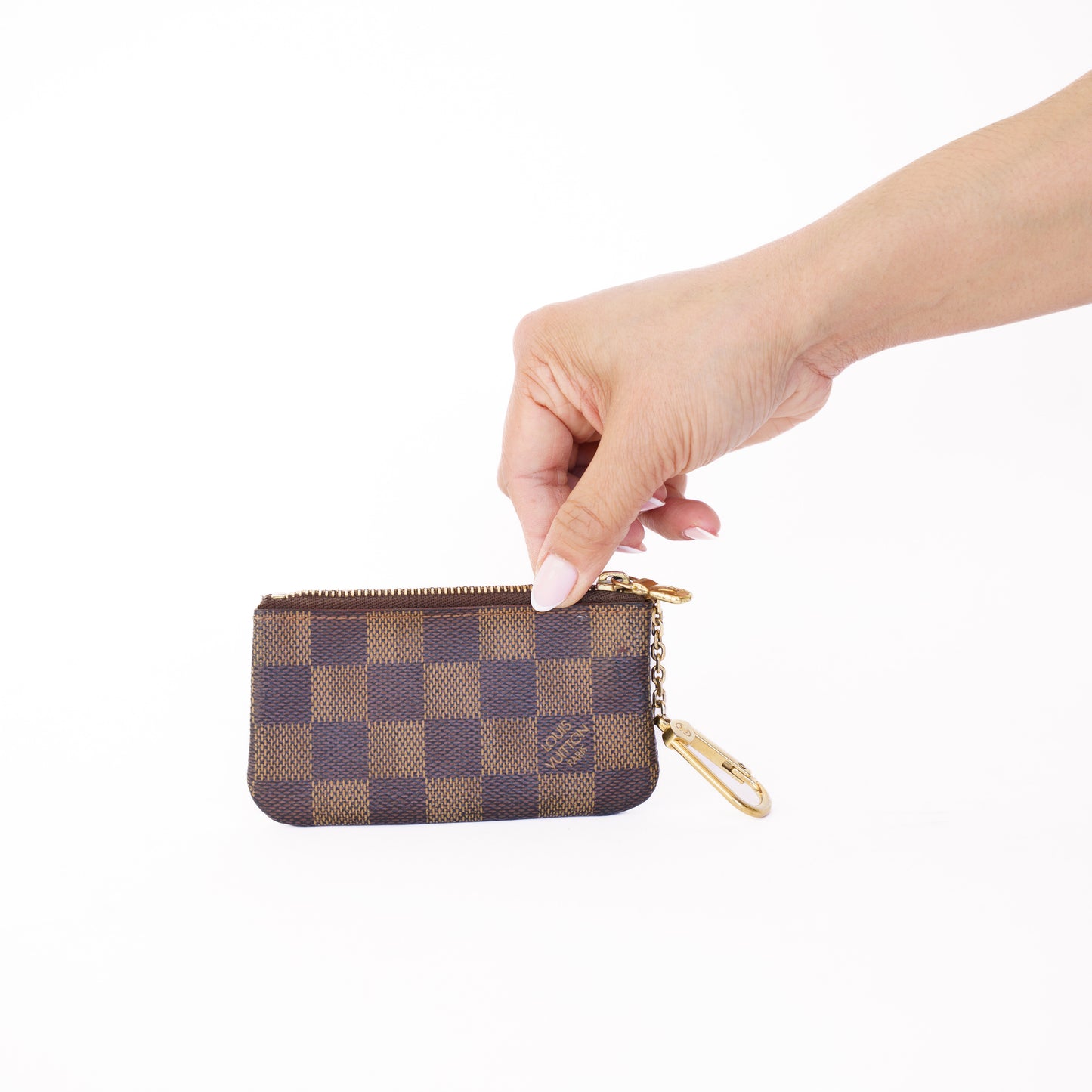 Louis Vuitton Key Cles in Damier Ebene 050326N13