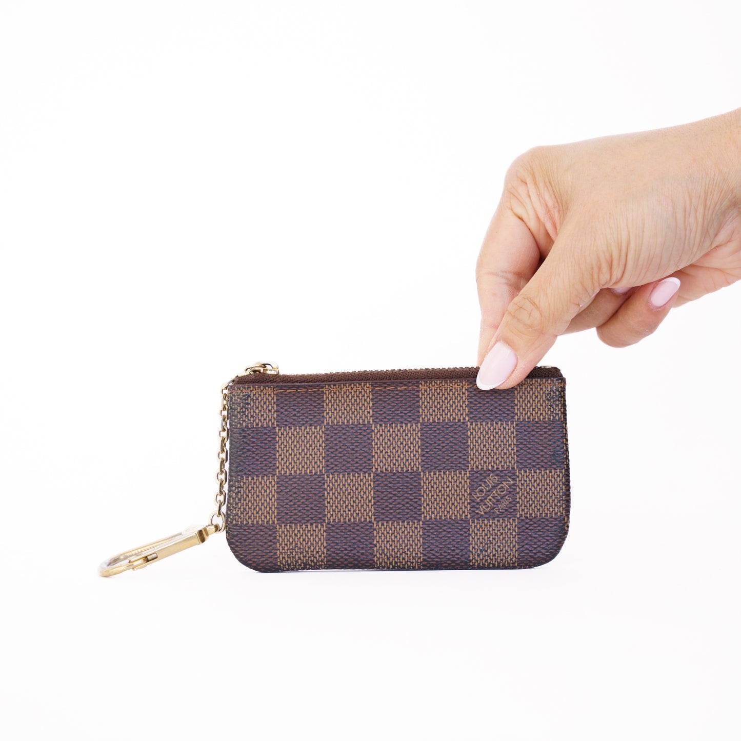 Louis Vuitton Key Cles in Damier Ebene 050326N10