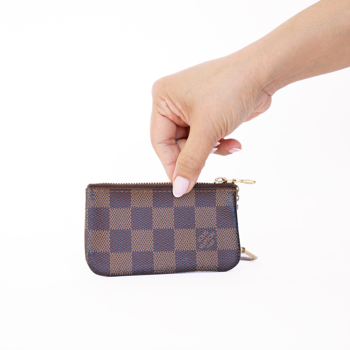 Louis Vuitton Key Cles in Damier Ebene 050326N10