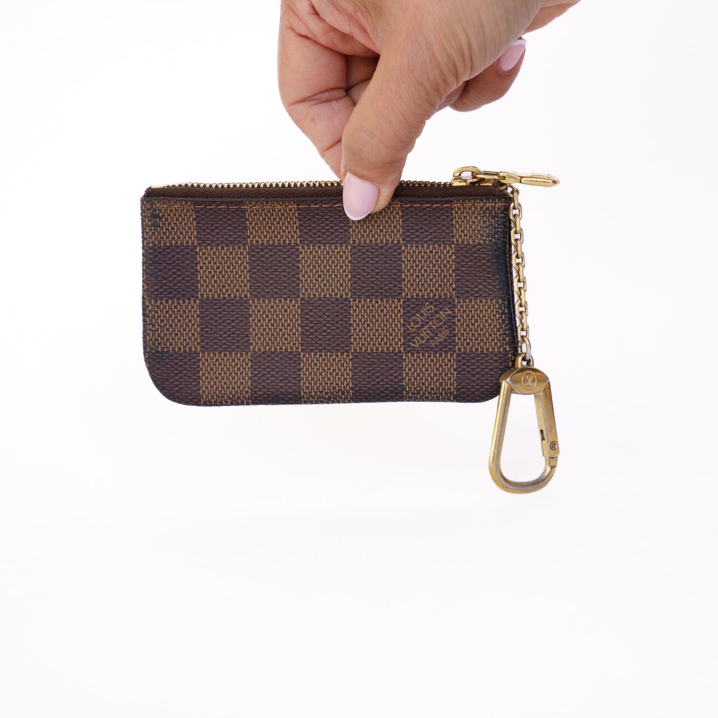 Louis Vuitton Key Cles in Damier Ebene 050326N10